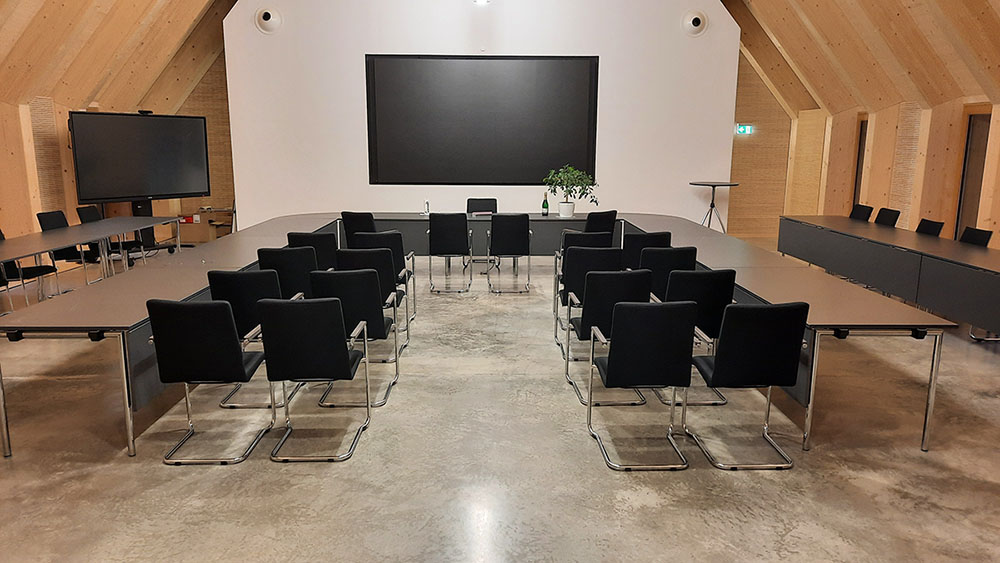 Trauzimmer im Stadlmannanwesen mit Bestuhlung